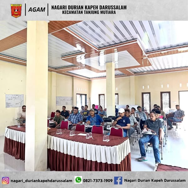 Rapat Koordinasi Pembentukan Kepengurusan Karang Taruna Nagari Durian Kapeh Darussalam