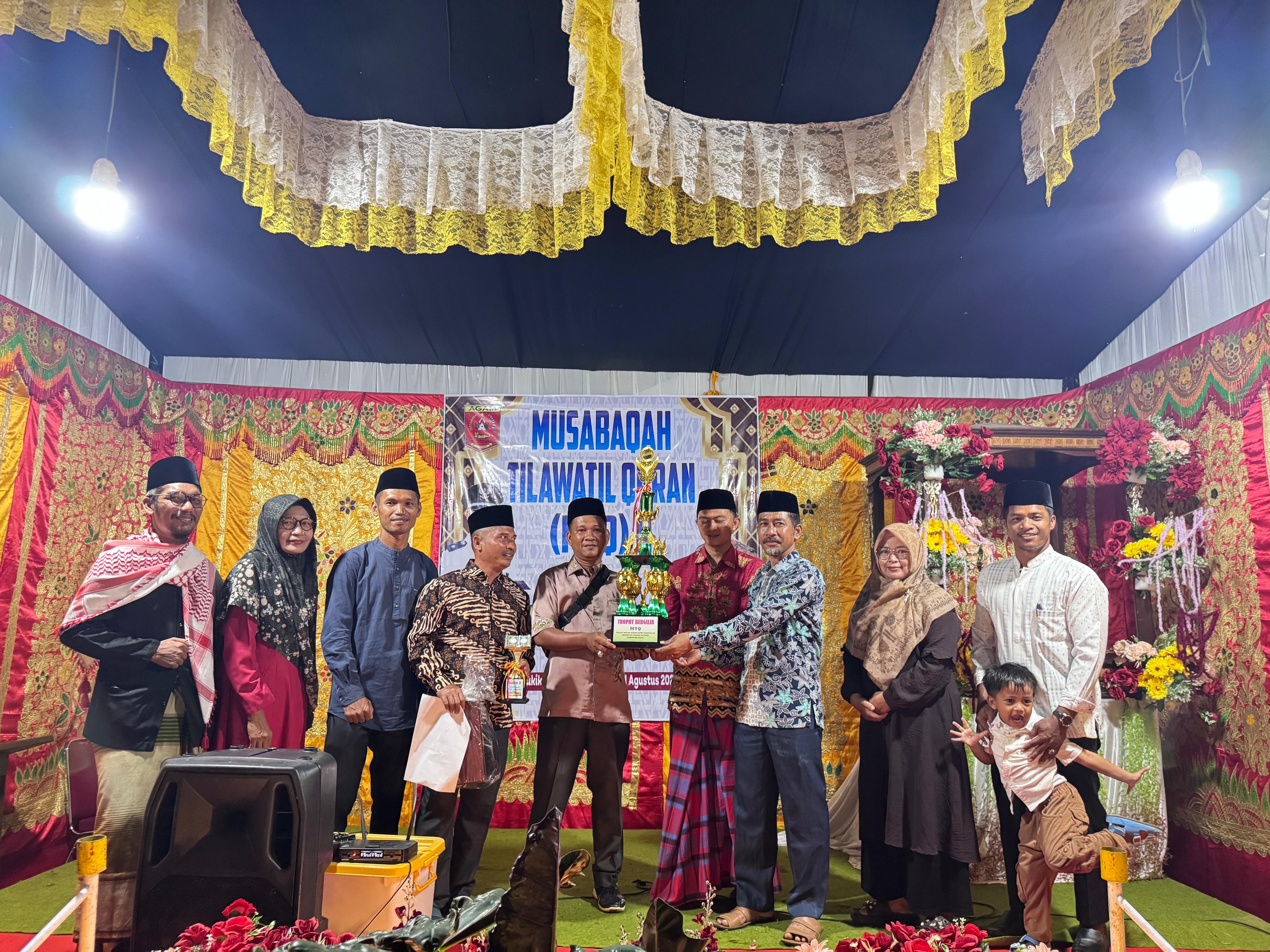 Nagari Durian Kapeh Darussalam Gelar MTQ ke-II, Generasi Muda Didorong Cinta Al-Qur’an